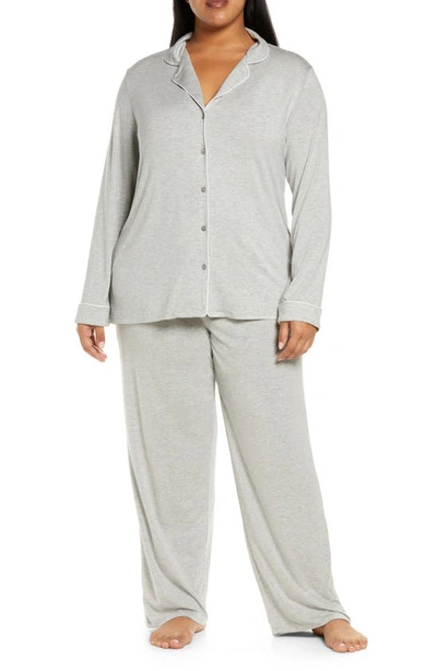 Shop Nordstrom Moonlight Eco Pajamas In Grey Heather