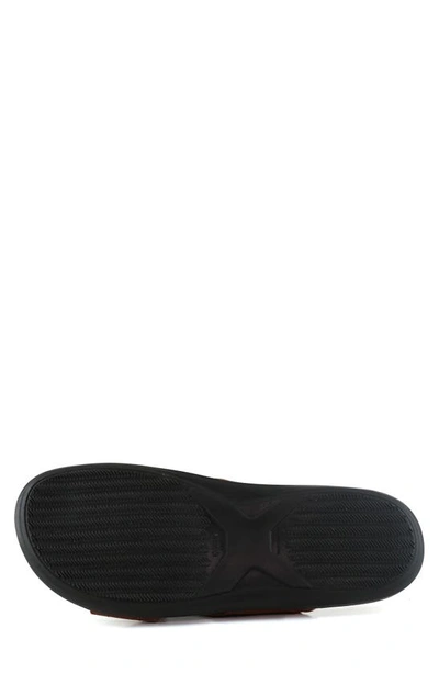 Marc Joseph New York Boone Ave Slide Sandal In Whiskey Grainy