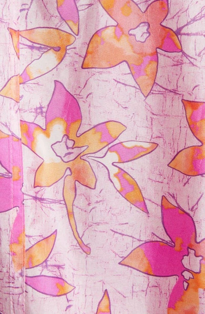 Shop Isabel Marant Liaggy Floral Print Parachute Shirt In Pink