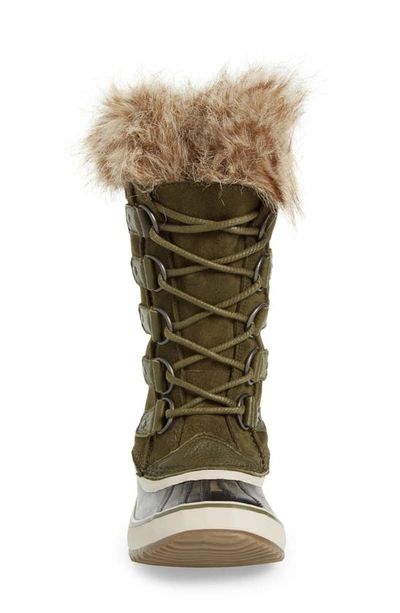 Shop Sorel 'joan Of Arctic' Waterproof Snow Boot In Nori/ Dark Stone