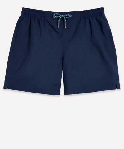 Shop Marane Classic Mid-length Swim Shorts In Mm-b Navy