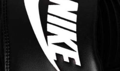 Shop Nike Victori One Sport Slide In Black/ White/ Black