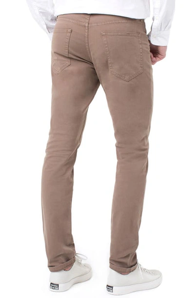 Shop Liverpool Kingston Modern Straight Leg Twill Pants In Cub