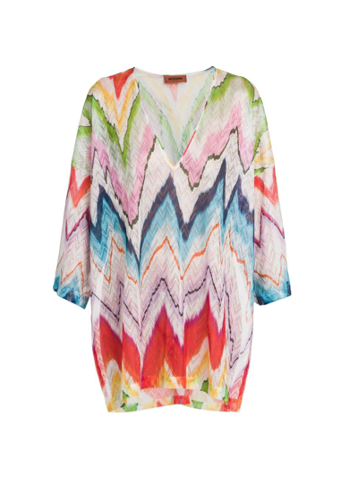 Shop Missoni Women's Printed Tunic In Neutral