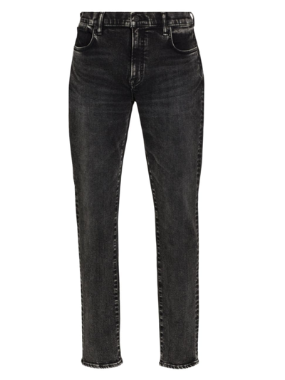 Shop Moussy Vintage Men's Starpeak Skinny Jeans In Light Black