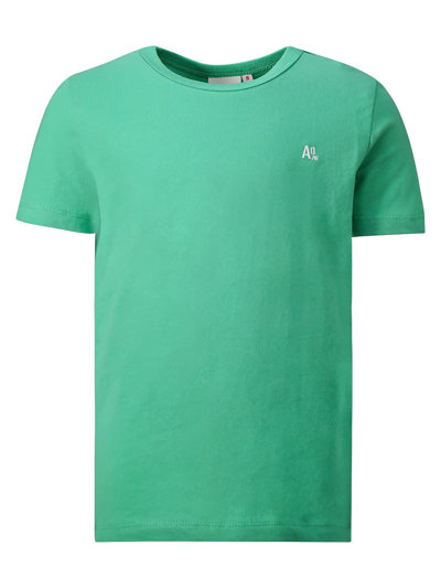 Shop Ao76 Kids Green T-shirt For Boys