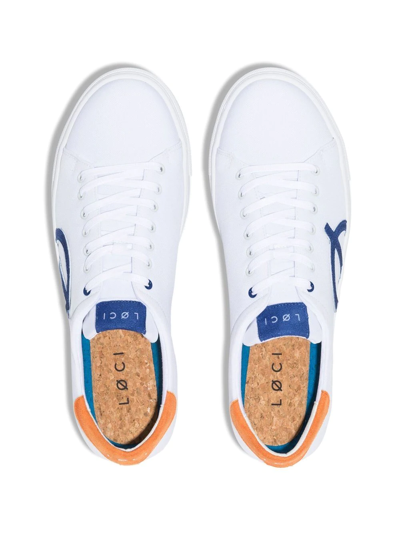 Shop Loci Seven Sneakers In White