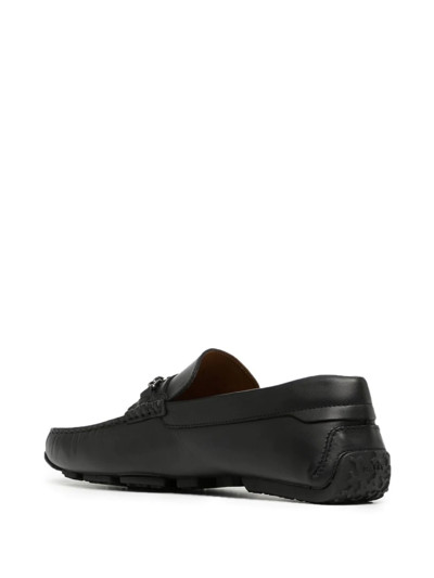 Shop Bally Horsebit-detail Leather Loafers In Black