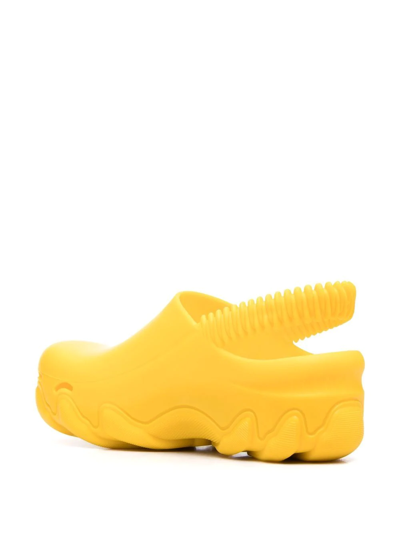 Shop Gcds Ibex Slingback Clogs In Yellow