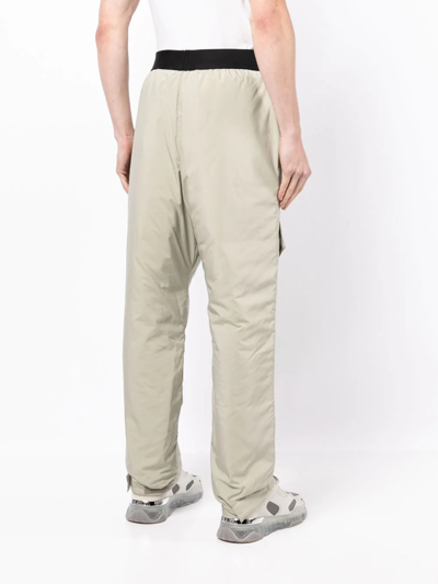Shop Essentials Storm Straight-leg Trousers In Green