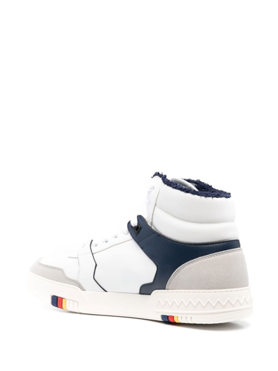 Shop Missoni X Acbc Basket High-top Sneakers In White
