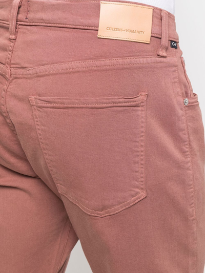 Citizen Of Humanity Straight-leg Five-pocket Trousers In Brown