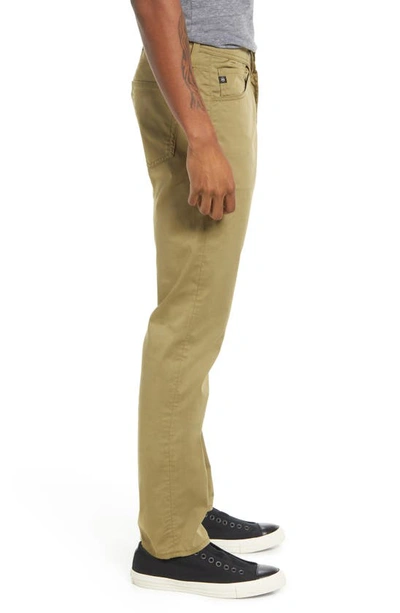 Shop Ag Tellis Slim Fit Cool Comfort Performance Twill Pants In Urban Moss