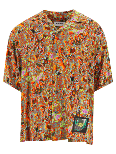 Shop Ambush Men's Orange Other Materials Shirt