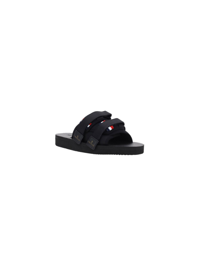 Shop Moncler Men's Black Other Materials Sandals