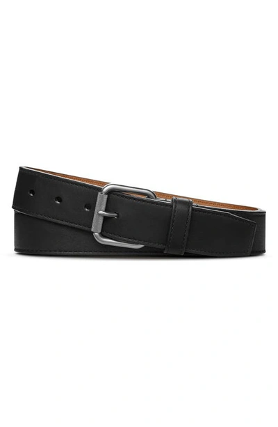 Shop Shinola Mack Leather Belt In Black