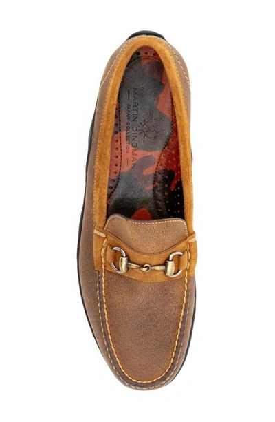 Shop Martin Dingman Bill Safari Horsebit Driving Shoe In Mocha