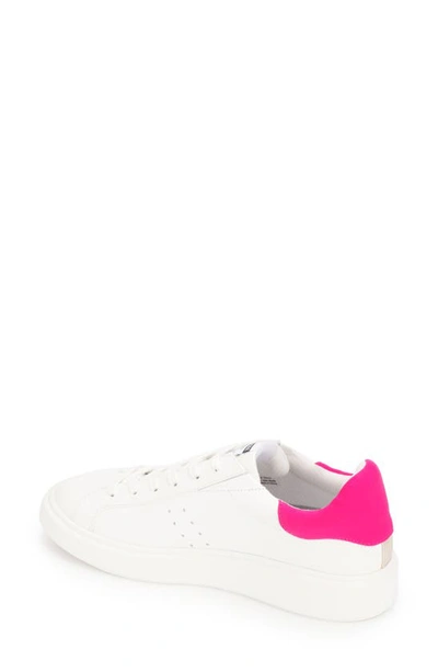 Kenneth Cole New York Kam Womens Calf Hair Platform Casual And Fashion Sneakers In Beet Multi