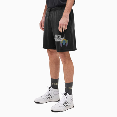 Shop Alchemist Shorts  Sports Illustrate Al-btsa-018-shj-v In Black