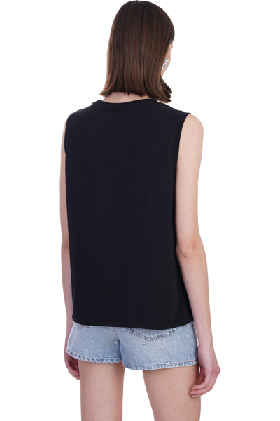 Shop Alexandre Vauthier Topwear In Black Cotton