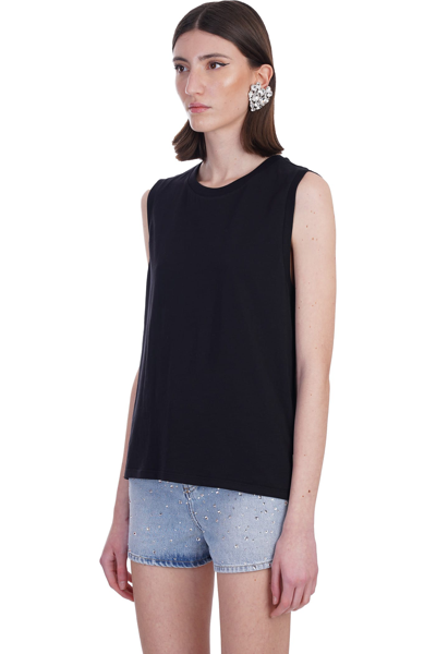 Shop Alexandre Vauthier Topwear In Black Cotton