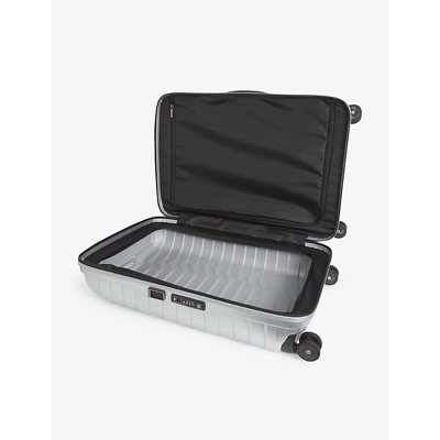 Shop Samsonite Silver Proxis Spinner Hard Case Four-wheel Cabin Suitcase 69cm
