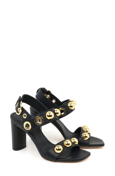 Shop Agl Attilio Giusti Leombruni Maila Studded Sandal In Black