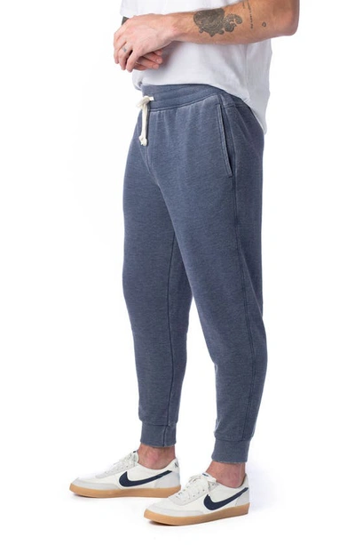 Shop Alternative Campus Cotton Blend Joggers In Dark Navy