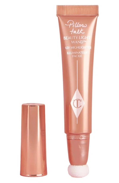 Shop Charlotte Tilbury Pillow Talk Beauty Light Wand™ Highlighter In Pillow Talk Medium/ Deep