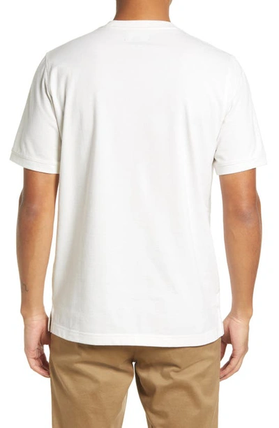 Nordstrom Tech-smart Performance T-shirt In White- Ivory Feeder Stripe