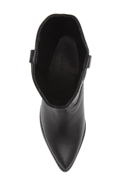 Billini Norva Western Pointed Toe Boot In Black-bone
