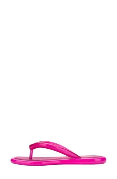 Shop Melissa Airbubble Flip Flop In Pink/ Pink Tp