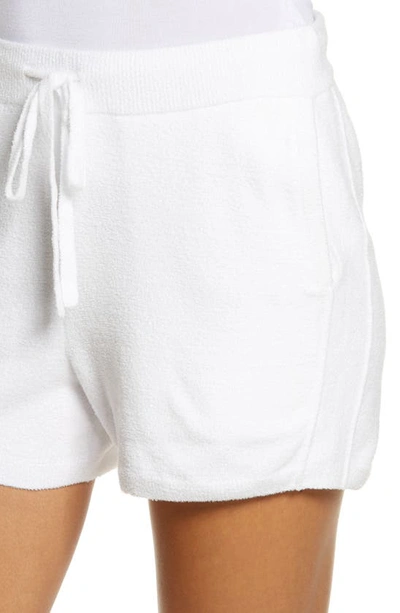 Barefoot Dreams Cozychic Ultra Lite® Drawstring Lounge Shorts In Salt