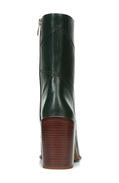 Shop Franco Sarto Stevie Bootie In English Green Leather