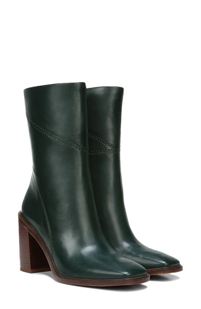Shop Franco Sarto Stevie Bootie In English Green Leather