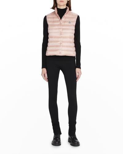 Shop Moncler Liane Quilted Vest In Pink
