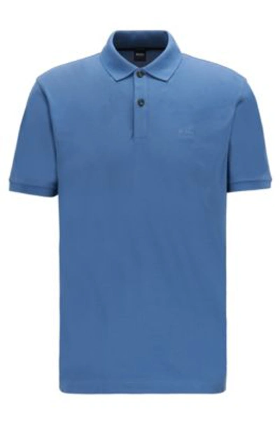 Shop Hugo Boss Light Blue Men's Polo Shirts Size S