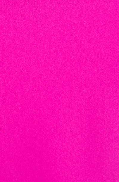 Shop Black Halo Abanna Bow Keyhole Crepe Sheath Dress In Vibrant Pink