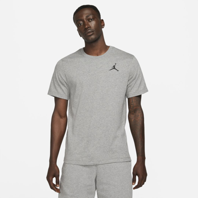Shop Jordan Men's  Jumpman Short-sleeve T-shirt In Grey