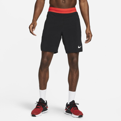 Shop Nike Men's  Pro Dri-fit Flex Vent Max 8" Training Shorts In Black