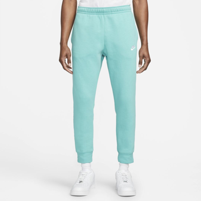 Shop Nike Men's  Sportswear Club Fleece Jogger Pants In Green