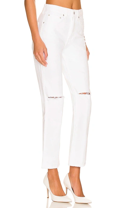 Shop Grlfrnd Karolina High Rise Straight In White