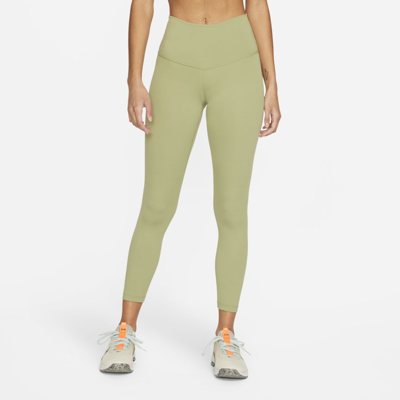 Shop Nike Women's  Yoga High-waisted 7/8 Leggings In Green