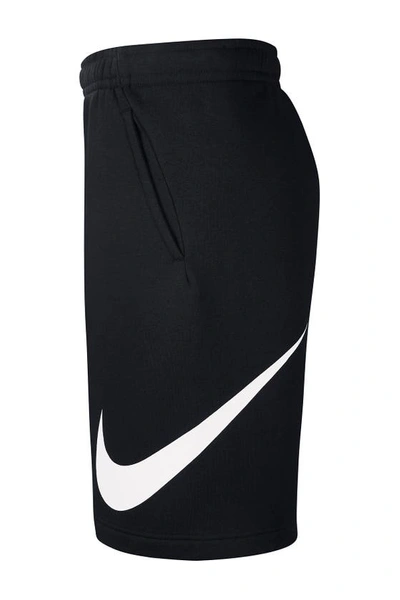 Shop Nike Sportswear Club Shorts In Black/white