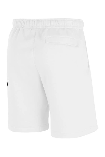Shop Nike Sportswear Club Shorts In White/white