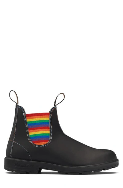 Shop Blundstone Footwear Gender Inclusive Original Series Water Resistant Chelsea Boot In Black Rainbow Gore
