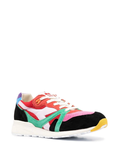 Diadora N9000 Sneakers In Red Synthetic Fibers In Red