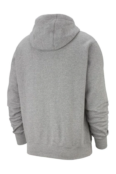 Nike Sportswear Club Logo-embroidered Cotton-blend Jersey Zip-up Hoodie In D Gr H/white