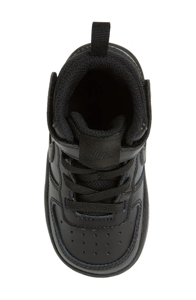 Shop Nike Court Borough Mid 2 Sneaker In Black/ Black