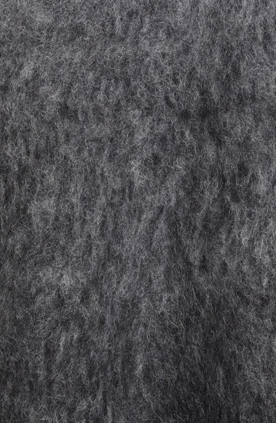 Shop Eileen Fisher Ombré Mohair & Alpaca Blend Long Cardigan In Charcoal